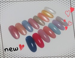 新色ジェルネイルのカラーチャート作成♪ | 成増3分のネイル