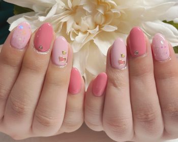 Cenbless　成増フェイシャル＆ネイルサロン　ロングセラー人気デザイン！大人可愛いピンクのバレンタインネイル