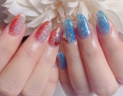 M-STYLE ネイルアート筆 青 M-STYLE ネイルアート筆 青