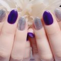 Cenbless　成増フェイシャル＆ネイルサロン　梅雨時期も凛とした気分で頑張れそうな紫ミラーネイル