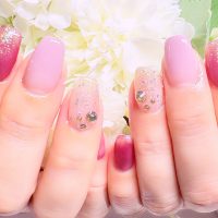 Cenbless　成増フェイシャル＆ネイルサロン　梅雨のネイル定額デザインをワイン＆ライラックカラーにカラーチェンジ