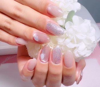Cenbless　成増フェイシャル＆ネイルサロン　友人の結婚式に♪新作上品キャッツアイ＆シェルネイル