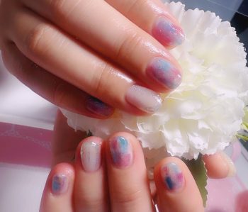 Cenbless　成増フェイシャル＆ネイルサロン　楽しみな家族旅行に♪梅雨時期にもぴったりの紫陽花カラーネイル