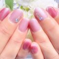 Cenbless　成増フェイシャル＆ネイルサロン　華やかなピンク配色♪キャッツアイネイルを上品に！