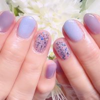 Cenbless　成増フェイシャル＆ネイルサロン　紫陽花カラーで楽しむ梅雨の定額デザインネイル♪
