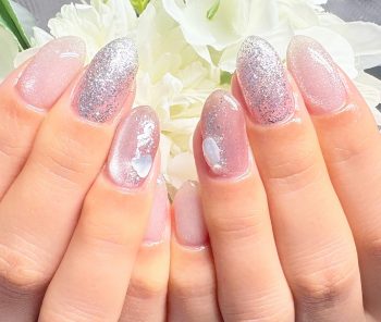 Cenbless　成増フェイシャル＆ネイルサロン　友人の結婚式に♪新作上品キャッツアイ＆シェルネイル