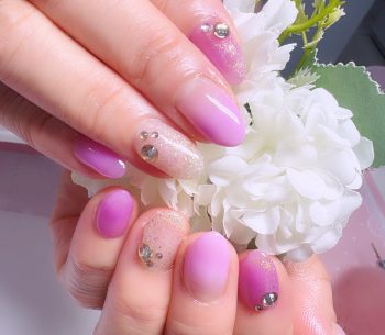 Cenbless　成増フェイシャル＆ネイルサロン　大人気の梅雨の定額ネイルデザイン！ライラック系で優しく華やかなお手元に♪