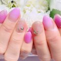 Cenbless　成増フェイシャル＆ネイルサロン　大人気の梅雨の定額ネイルデザイン！ライラック系で優しく華やかなお手元に♪