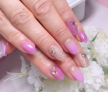 Cenbless　成増フェイシャル＆ネイルサロン　大人気の梅雨の定額ネイルデザイン！ライラック系で優しく華やかなお手元に♪