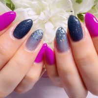 Cenbless　成増フェイシャル＆ネイルサロン　梅雨の定額ネイルデザインをビビッドなカラーで♪