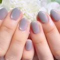 Cenbless　成増フェイシャル＆ネイルサロン　お洒落なアイスグレーの微粒子マグネットネイル