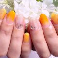 成増徒歩3分のフェイシャルエステ・ネイルサロン ビューティスタジオCenbless（センブレス）　夏の日差しに映えるオレンジネイル！