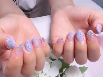 Cenbless　成増フェイシャル＆ネイルサロン　毎年恒例の紫陽花風ホログラムネイル♪