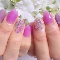 成増徒歩3分のフェイシャルエステ・ネイルサロン ビューティスタジオCenbless（センブレス）　お気に入りのライラックをもう一度。輝き増し増しのご褒美ネイル