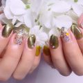 成増徒歩3分のフェイシャルエステ・ネイルサロン ビューティスタジオCenbless（センブレス）　夏に洗練された渋いカーキ＆オリーブ系カラー！キャッツアイ＆オーロラネイル