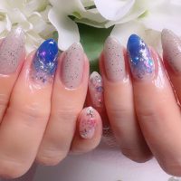 Cenbless　成増フェイシャル＆ネイルサロン　　海の煌めきを指先に 夏モチーフで楽しむ海＆波ネイル