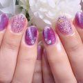 Cenbless　成増フェイシャル＆ネイルサロン　パープルキャッツアイ×ライラックホロで楽しむ、大人の晩夏ネイル