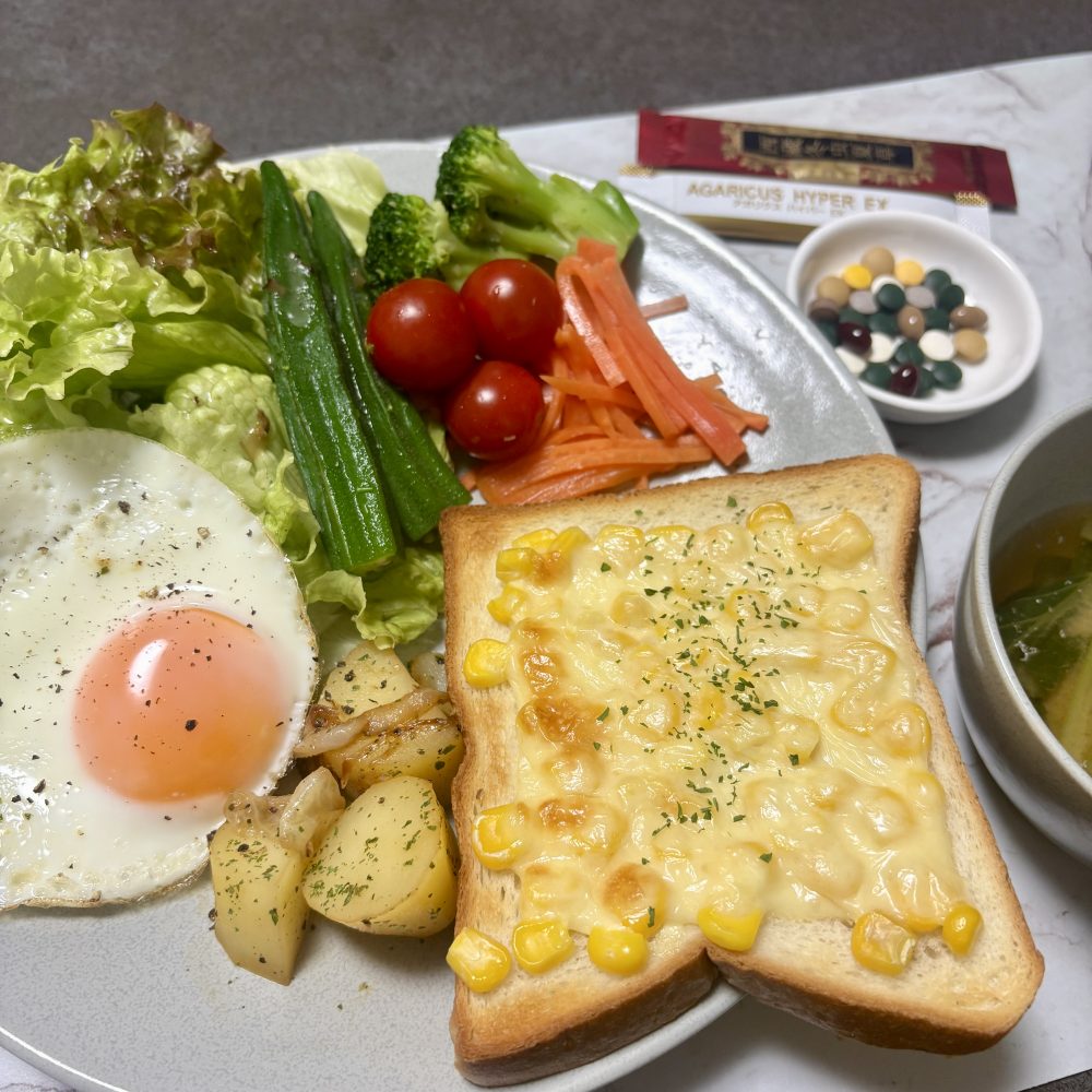 Cenbless　成増フェイシャル＆ネイルサロン　みけちゃんの手抜き朝食♪