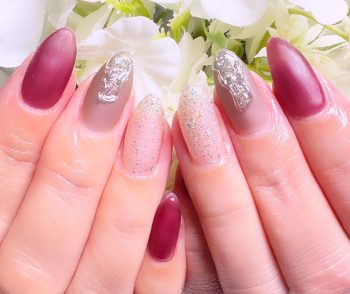 Cenbless　成増フェイシャル＆ネイルサロン　シンプルだけど存在感◎ スモーキーカラーの大人ネイル