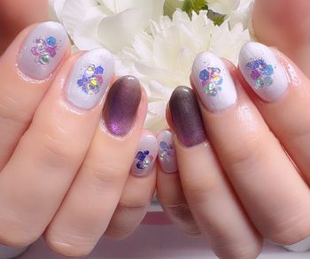 Cenbless 成増フェイシャル&ネイルサロン 角度で変わる輝きが魅力!秋色プリズムが映えるハロウィン先取りネイル