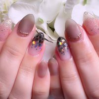 成増徒歩3分のフェイシャルエステ・ネイルサロン ビューティスタジオCenbless（センブレス）　シックに魅せるモノトーンの晩夏ネイル