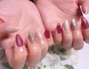 Cenbless　成増フェイシャル＆ネイルサロン　シンプルだけど存在感◎ スモーキーカラーの大人ネイル