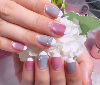 Cenbless　成増フェイシャル＆ネイルサロン　ふんわり清楚系にシフト！上品ラグジュアリーネイル