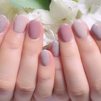 成増徒歩3分女性限定サロン|フェイシャル・プラズマ・ネイル ビューティスタジオCenbless(センブレス) 上品ベージュピンクで清楚に♪ショートネイルで指先すっきり