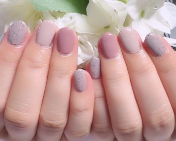 成増徒歩3分女性限定サロン|フェイシャル・プラズマ・ネイル ビューティスタジオCenbless(センブレス) 上品ベージュピンクで清楚に♪ショートネイルで指先すっきり