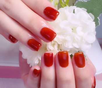 Cenbless　成増フェイシャル＆ネイルサロン　シースルーで魅せる秋色ワンカラーネイル♪