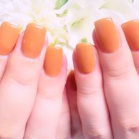 成増徒歩3分女性限定サロン｜フェイシャル・プラズマ・ネイル ビューティスタジオCenbless（センブレス）　軽やかキャラメルカラーネイルで秋の気配を♪