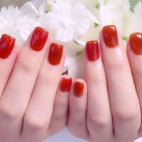 Cenbless　成増フェイシャル＆ネイルサロン　シースルーで魅せる秋色ワンカラーネイル♪