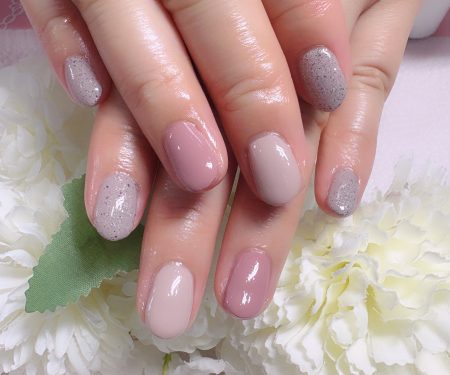 成増徒歩3分女性限定サロン|フェイシャル・プラズマ・ネイル ビューティスタジオCenbless(センブレス) 上品ベージュピンクで清楚に♪ショートネイルで指先すっきり