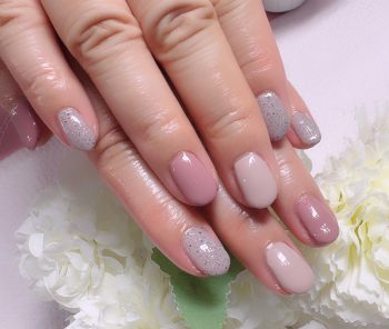 成増徒歩3分女性限定サロン|フェイシャル・プラズマ・ネイル ビューティスタジオCenbless(センブレス) 上品ベージュピンクで清楚に♪ショートネイルで指先すっきり