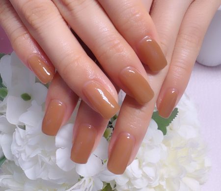 Cenbless　成増フェイシャル＆ネイルサロン　秋の気分に合わせてブラウンベージュに