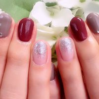 Cenbless　成増フェイシャル＆ネイルサロン　ご新規さまのシンプルスモーキーネイル