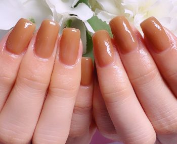 Cenbless　成増フェイシャル＆ネイルサロン　秋の気分に合わせてブラウンベージュに