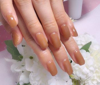 Cenbless　成増フェイシャル＆ネイルサロン　秋の気分に合わせてブラウンベージュに