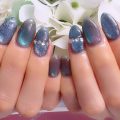 成増徒歩3分女性限定サロン｜フェイシャル・プラズマ・ネイル ビューティスタジオCenbless（センブレス）　深海ブルーの揺らめき。ブルーマグネットのニュアンスネイル♪
