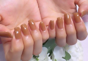 Cenbless　成増フェイシャル＆ネイルサロン　秋の気分に合わせてブラウンベージュに