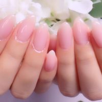 成増徒歩3分のフェイシャルエステ・ネイルサロン ビューティスタジオCenbless(センブレス)ちゅるんと艶めくピンクシアーでナチュラル可愛い美爪仕上げ♪