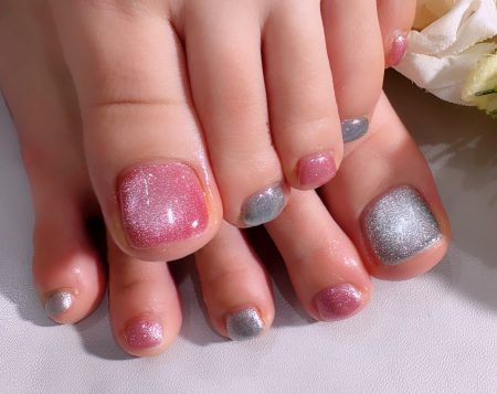 Cenbless 成増フェイシャル&ネイルサロン 初めてのフットジェル。推しカラーで楽しむセレニティーブルー♪