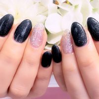 Cenbless 成増フェイシャル&ネイルサロン デニムブルーで大人仕様に。冬のクリスマスネイルカラーチェンジ♪