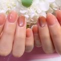 Cenbless　成増フェイシャル＆ネイルサロン　ちゅるん艶が可愛い。テラコッタシアー×微粒子マグネットネイル