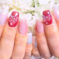 Cenbless 成増フェイシャル&ネイルサロン 大人可愛い特別感。レッドピンクで楽しむバレンタインネイル♪