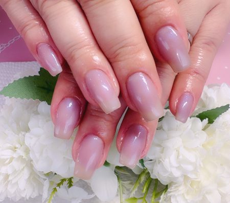 Cenbless　成増フェイシャル＆ネイルサロン　人気上昇中の新色♪偏光パールが美しいワンカラーネイル