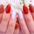 Cenbless　成増フェイシャル＆ネイルサロン　大人ブラウンで楽しむ。さりげないバレンタインネイル♪