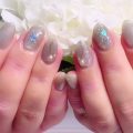 Cenbless　成増フェイシャル＆ネイルサロン　人気の冬ネイルデザイン！寒色系微粒子マグネットネイル
