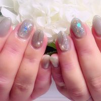 Cenbless 成増フェイシャル&ネイルサロン 人気の冬ネイルデザイン!寒色系微粒子マグネットネイル