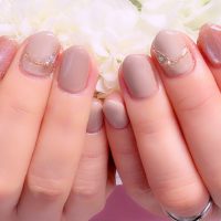 成増徒歩3分のフェイシャルエステ・ネイルサロン ビューティスタジオCenbless(センブレス) 新生活に寄り添うベージュネイル♪上品フォーマルデザイン